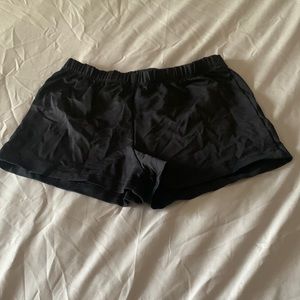 Black Stretchy Shorts